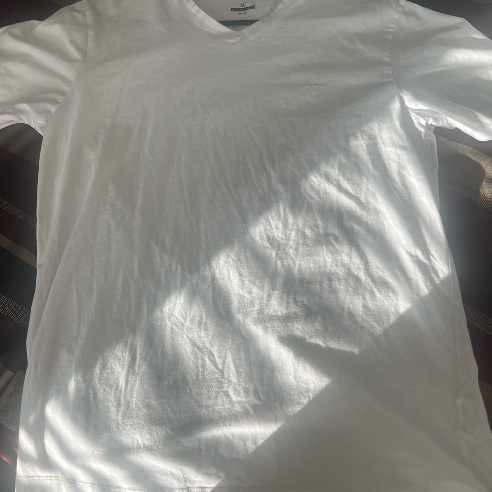 White Short Sleeve Crew Neck Tee